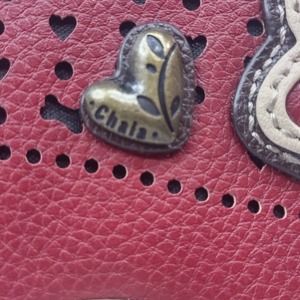 Chala Half Moon Paw Print Crossbody Purse with Adjustable Strap - Picture 3 of 13